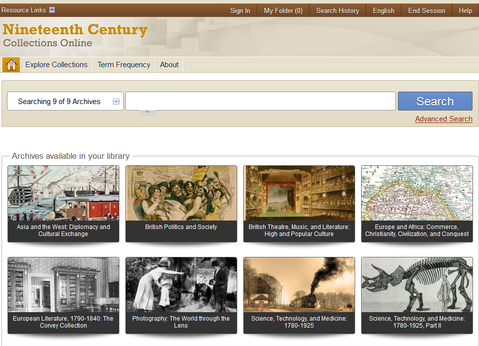 Nineteenth Century Collections Online