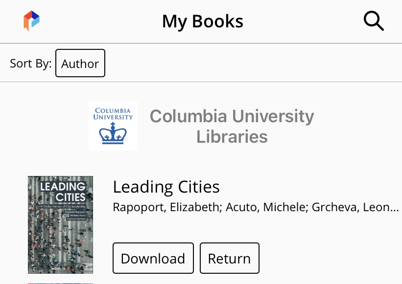 Leading Cities Book on Palace App