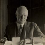 black and white photo of Frank D. Fackenthal, Historical Photograph Collection, Columbia University Archives
