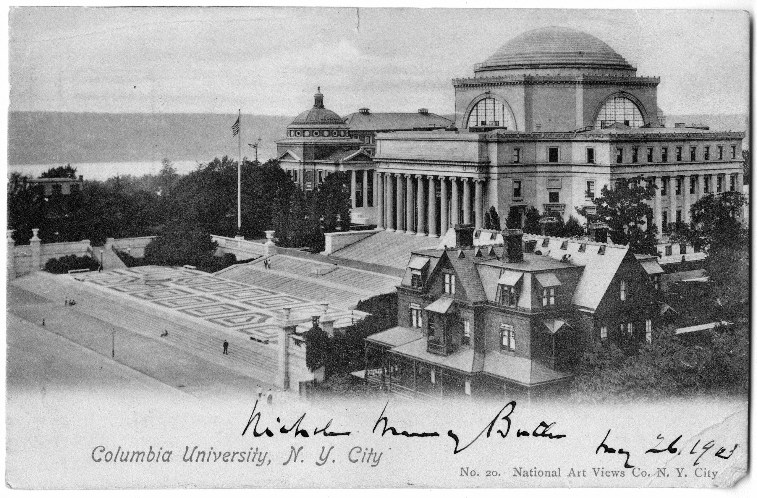 Low Library Postcard, 1903
