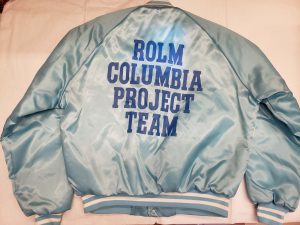 Back of ROLM Project Team Jacket
