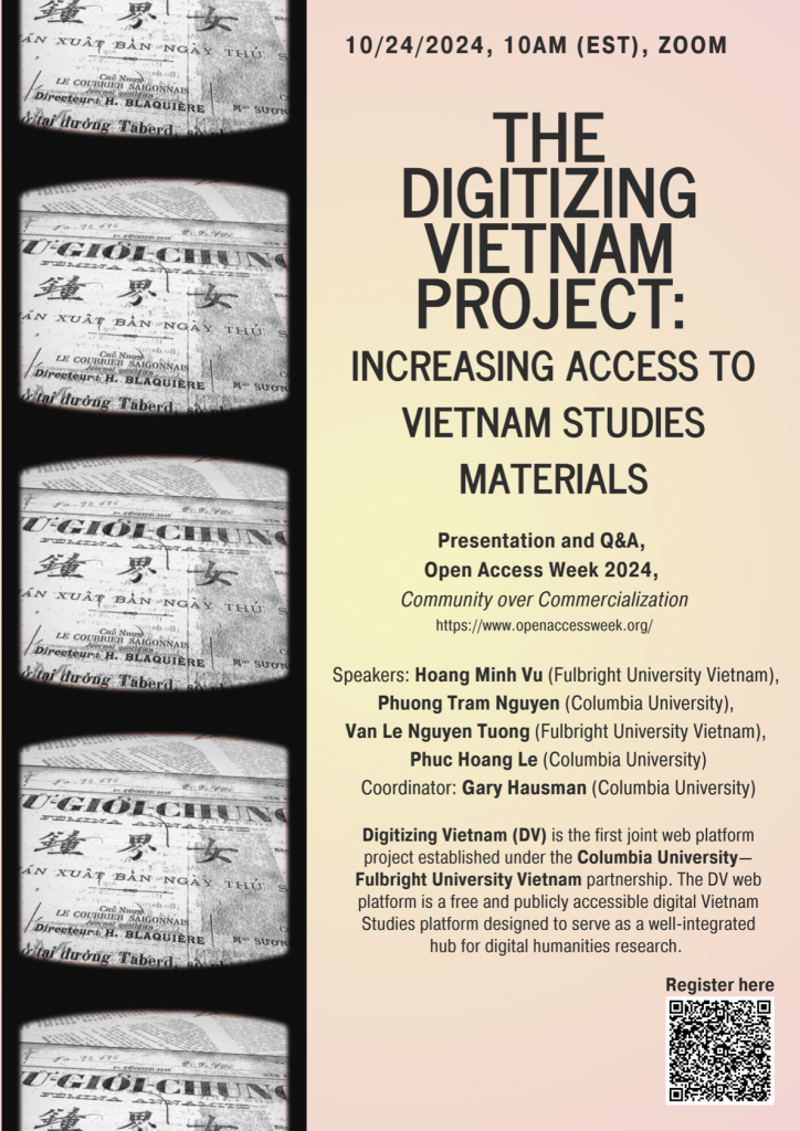 digitizing vietnam poster